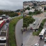 Saída para o Natal tem trânsito caótico em BH; veja os pontos de retenção