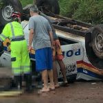 PM morto em capotamento na 381 tinha 46 anos e era tenente