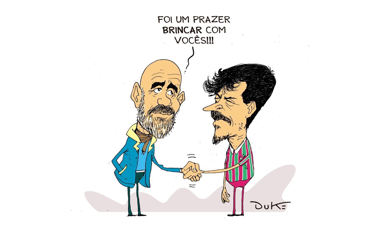 Charge do Duke: a goleada do City sobre o Fluminense