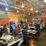 Almoço de Natal tem 'casa cheia' no Restaurante Popular de BH
