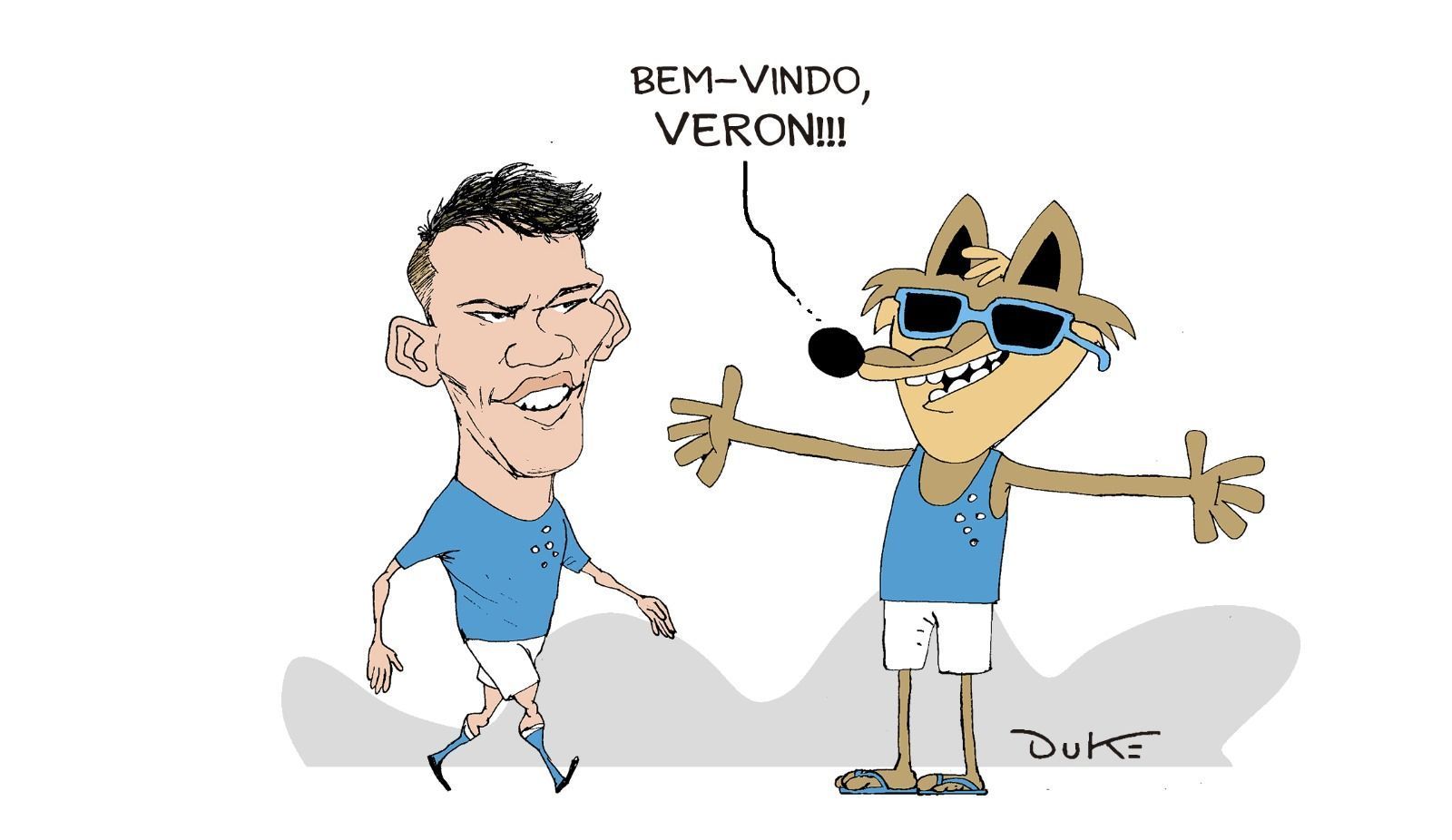 Charge do Duke: Veron no Cruzeiro