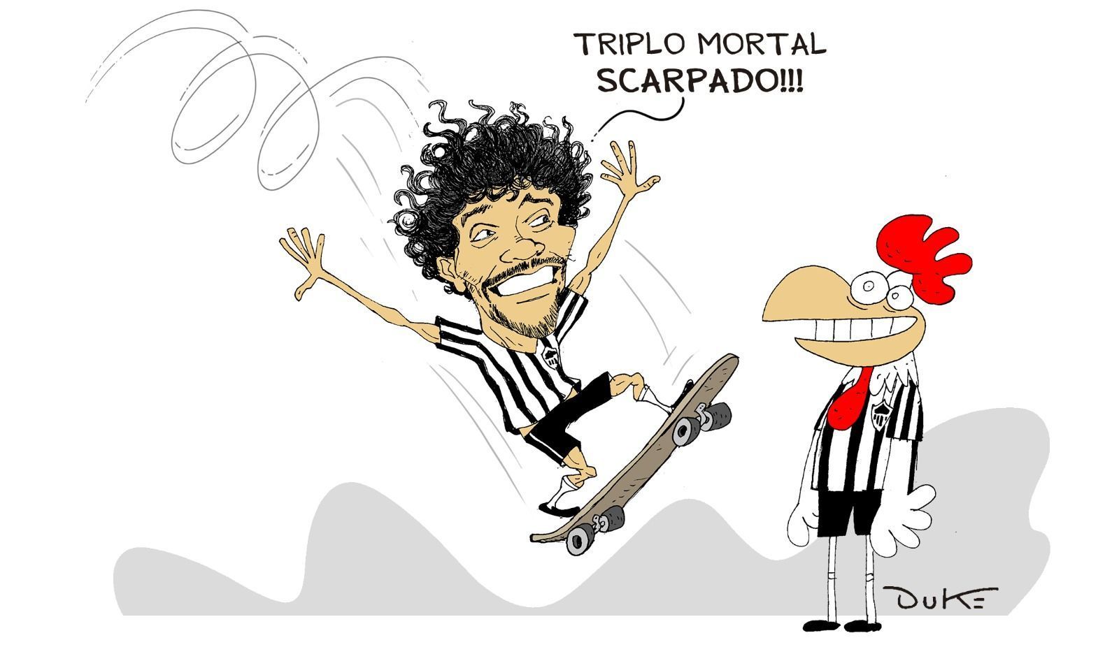 Charge do Duke: Gustavo Scarpa, a nova contratação do Atlético