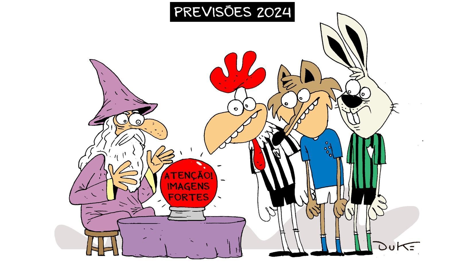 Charge do Duke: as previsões de 2024 para América, Atlético e Cruzeiro