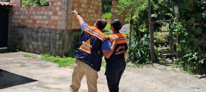Defesa Civil foi acionada para avaliar situação de imóveis