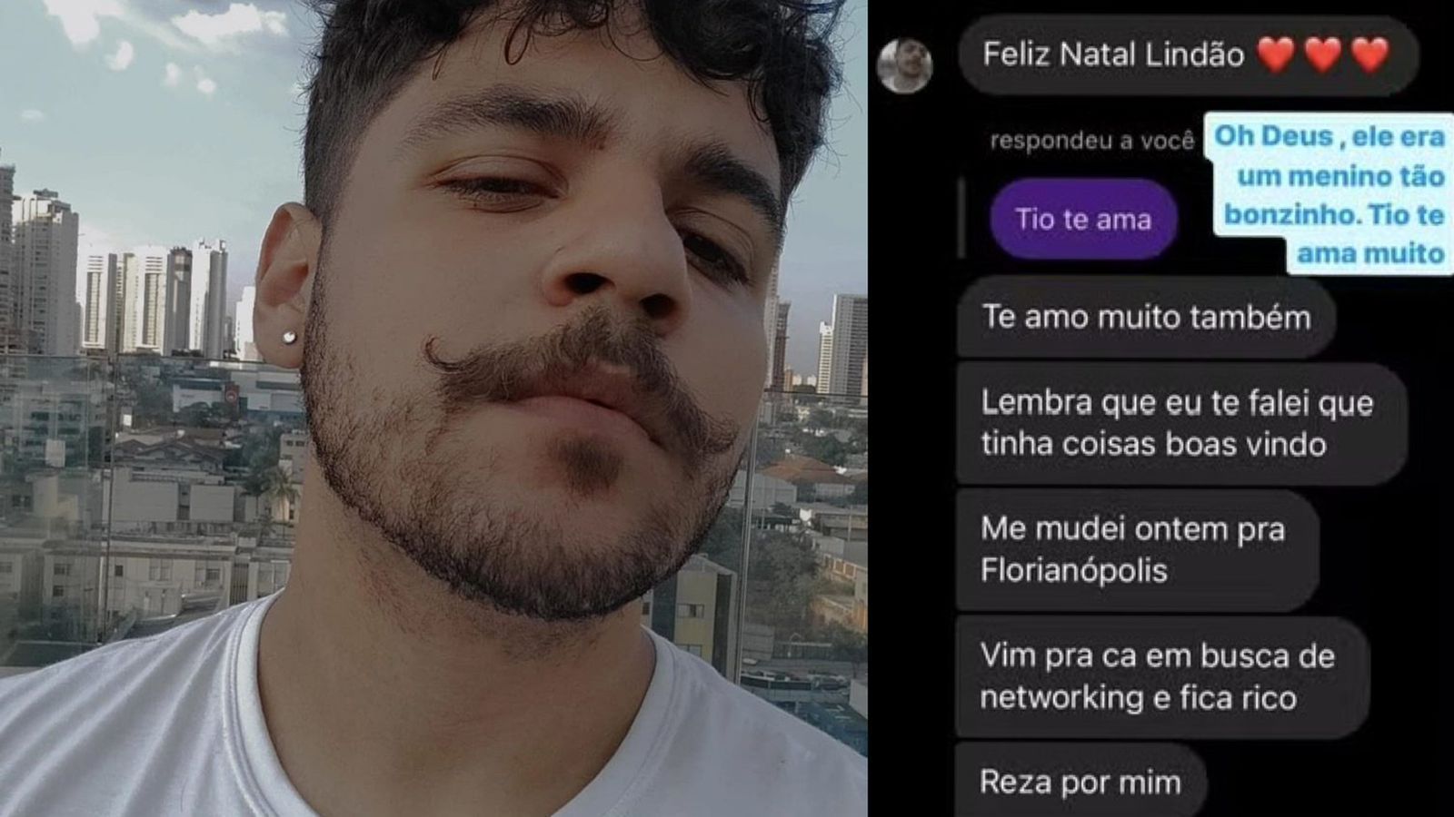 Vítima que morreu em BMW tinha se mudado para SC dias antes da tragédia: 'vim ficar rico'