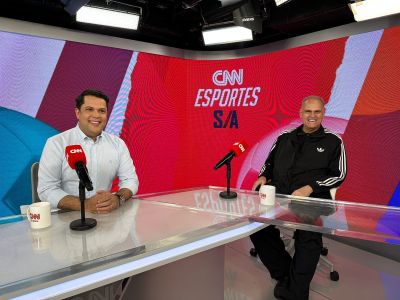 João Vitor Xavier entrevistou Oscar no CNN Esportes S/A