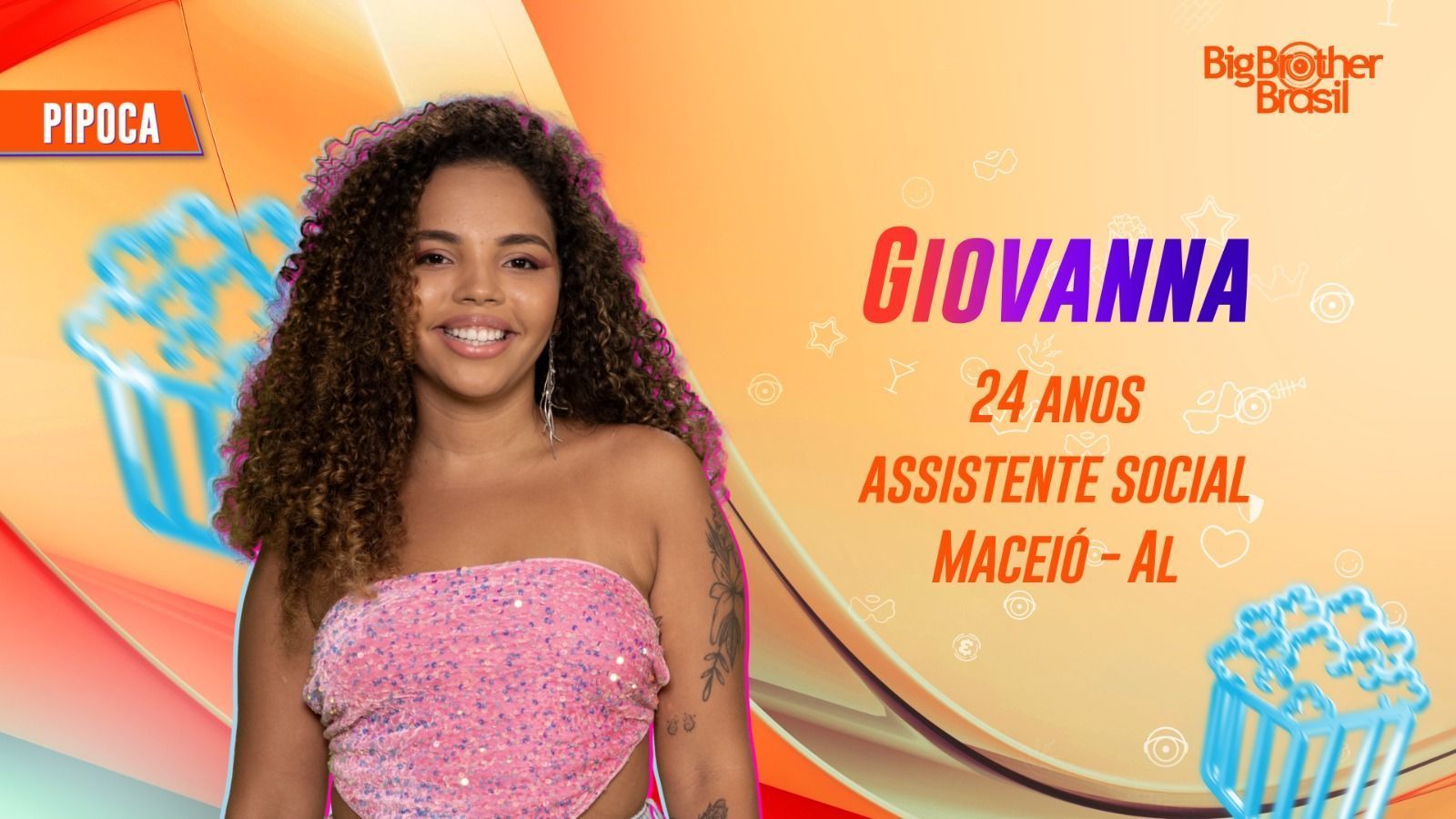 BBB 24: Giovanna, do Pipoca, é casada e vive em um relacionamento aberto