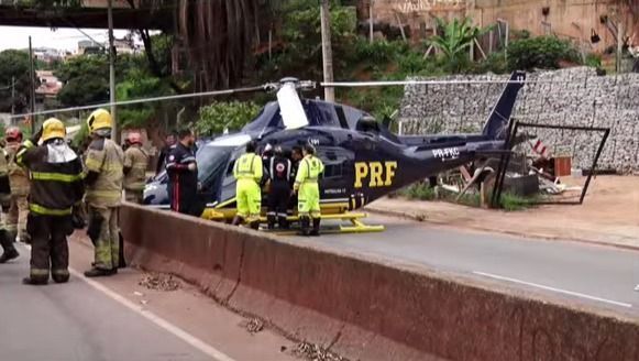 Helicóptero da PRF: veja o que se sabe sobre o pouso de emergência em BH