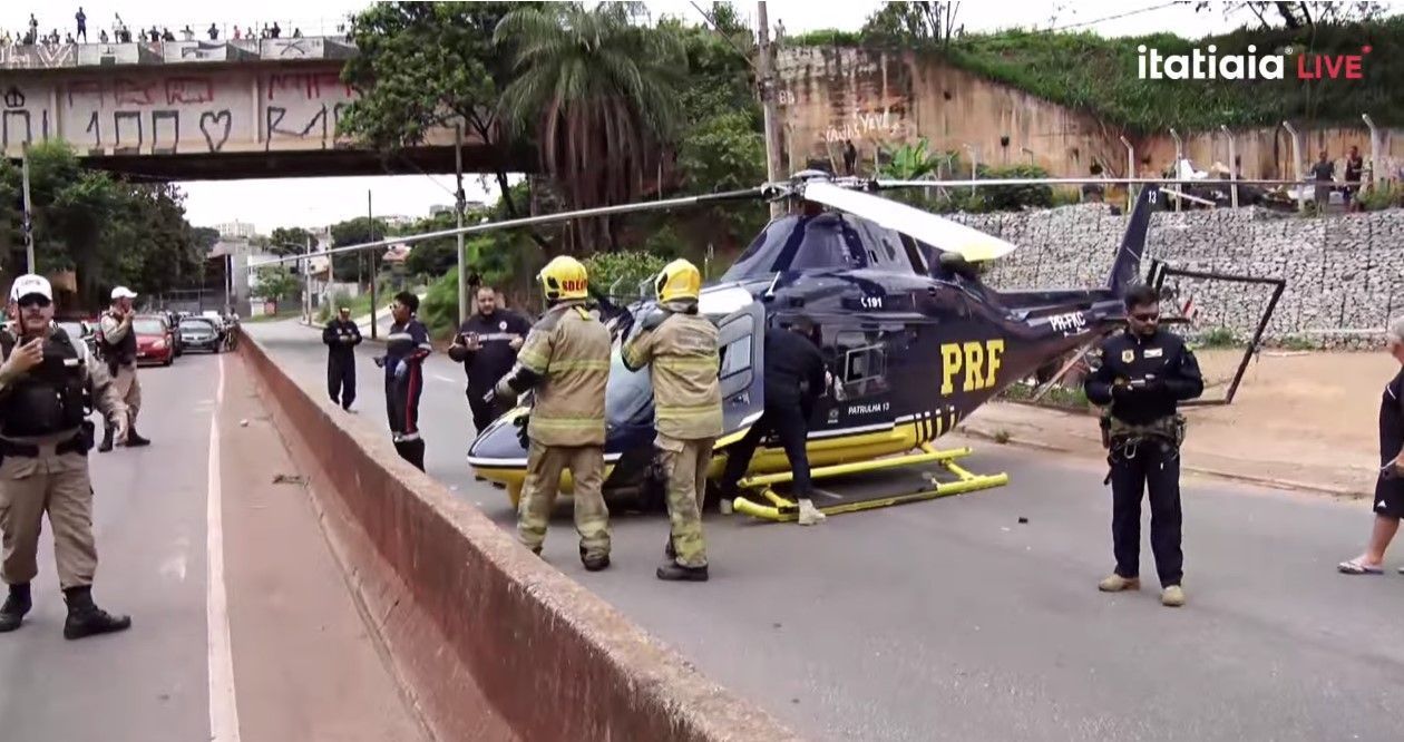 O que ocorreu com helicóptero que fez pouso forçado em BH? Especialistas avaliam