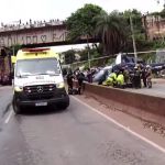 Acidente envolvendo caminhões, carretas e helicóptero em BH: veja como está o trânsito