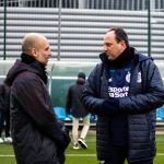 Delegações do Bahia e do Manchester City têm encontro na Inglaterra; veja imagens