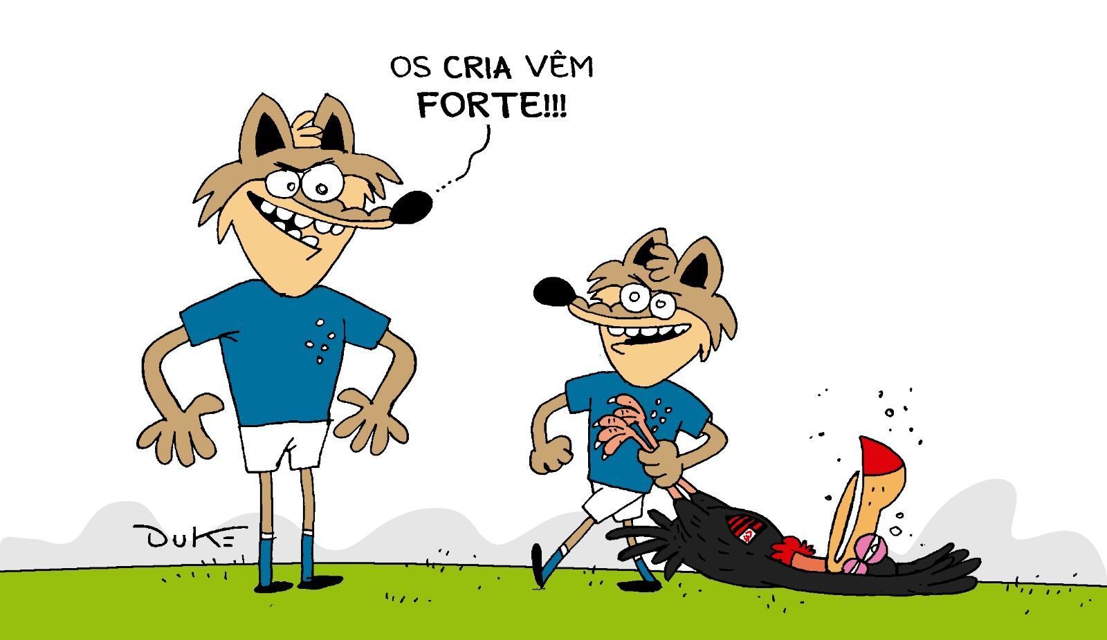 Charge do Duke: Cruzeiro vence Flamengo e vai à final da Copinha