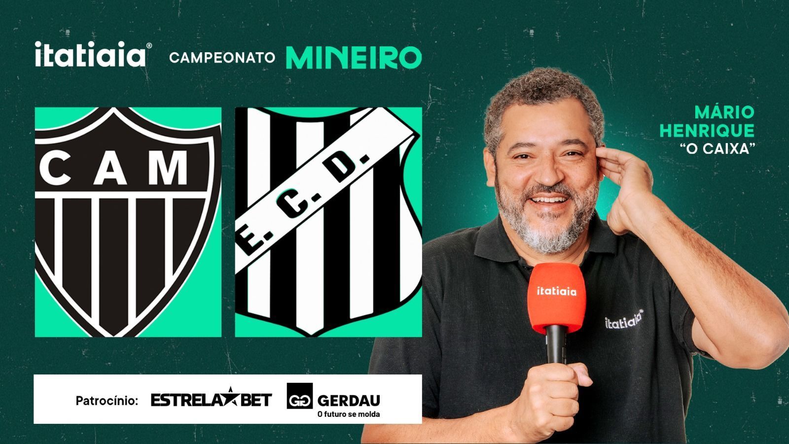 Atlético x Democrata-GV: assista, ao vivo, à transmissão da Itatiaia