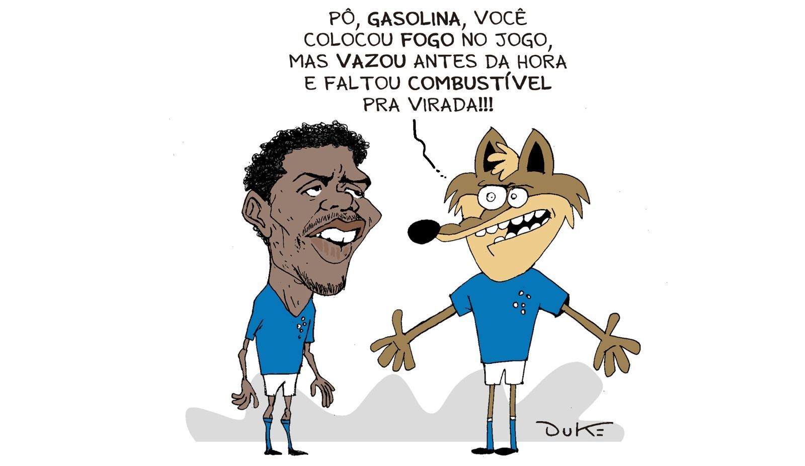 Charge do Duke: a atuação de Wesley Gasolina pelo Cruzeiro