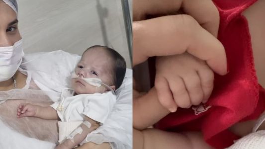 Fotos do filho de Zé Vaqueiro e Ingra Soares que nasceu com Síndrome de Patau