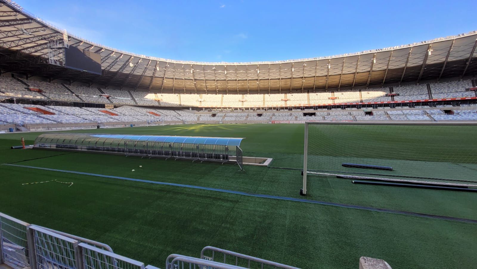 Mineirão reforma área de aquecimento; veja fotos e o que foi feito