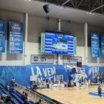 Minas instala banners na Arena UniBH com títulos de vôlei, basquete e futsal