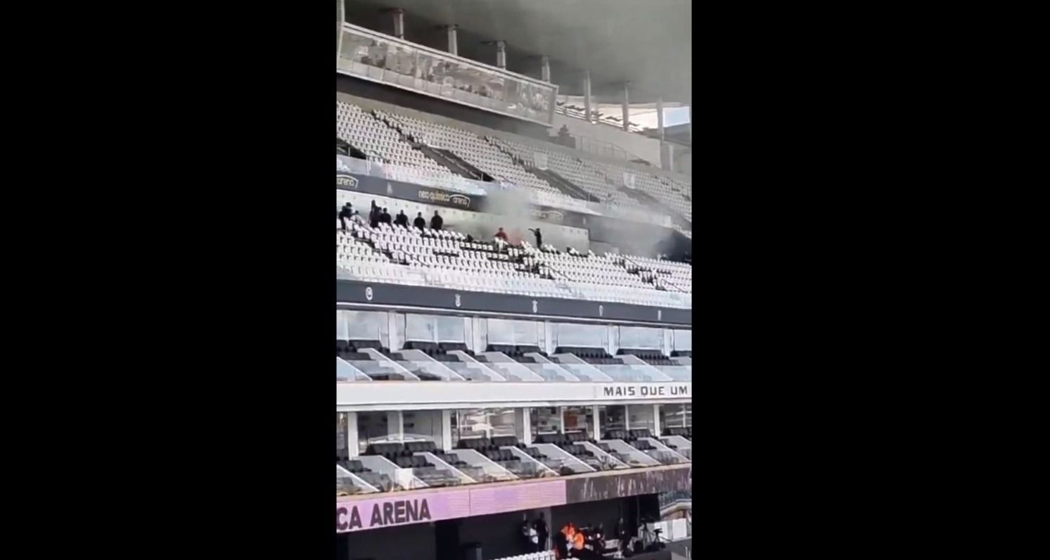 Corinthians x Portuguesa: camarote da Neo Química Arena tem princípio de incêndio