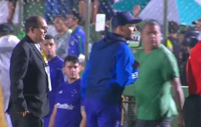 Técnico do Cruzeiro é atacado por formigas em jogo da Copa do Brasil, relata jornalista