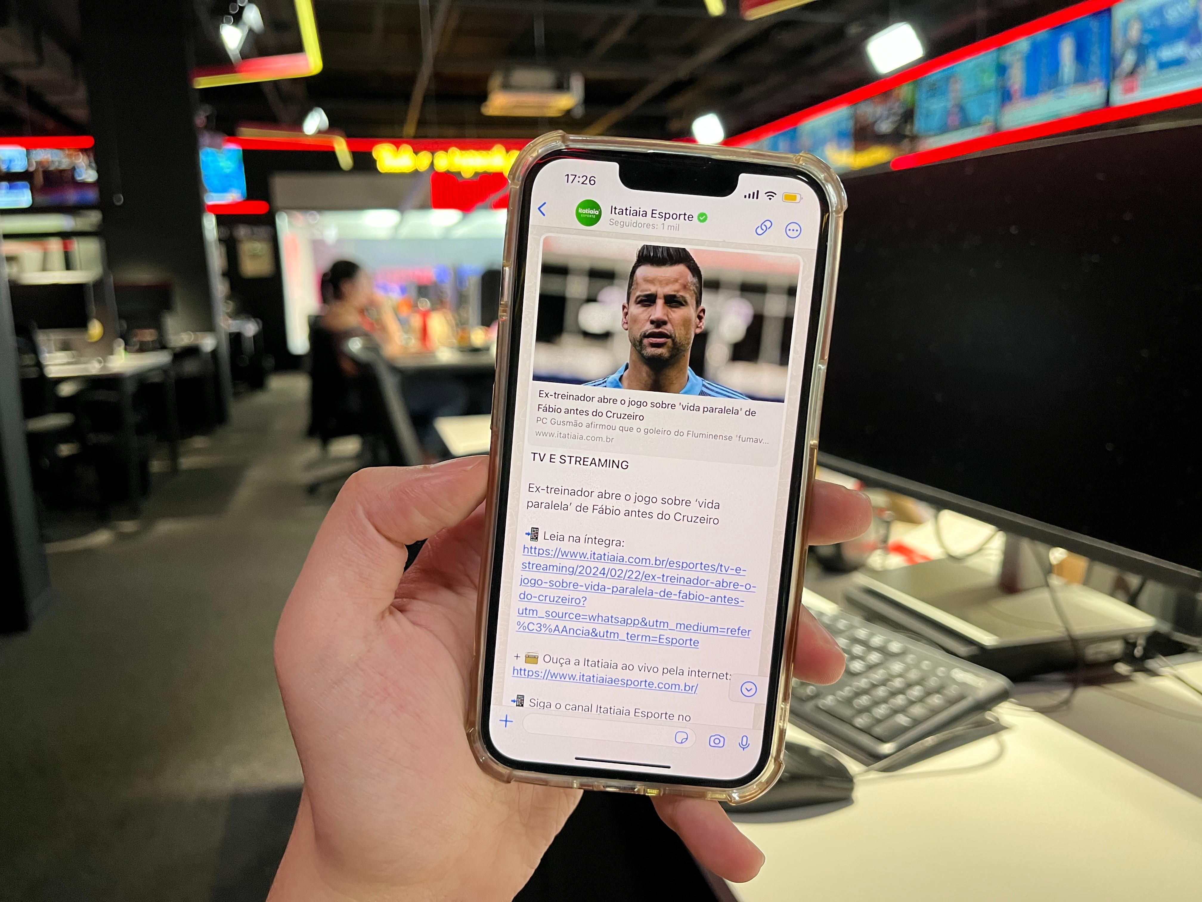 Itatiaia Esporte: receba notícias do seu time no canal do Whatsapp