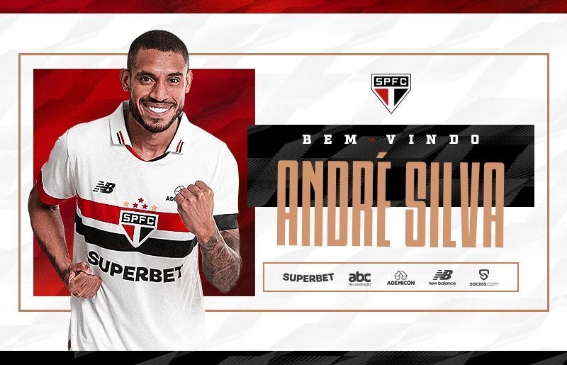 São Paulo anuncia contratação do atacante André Silva, ex-Vitória de Guimarães