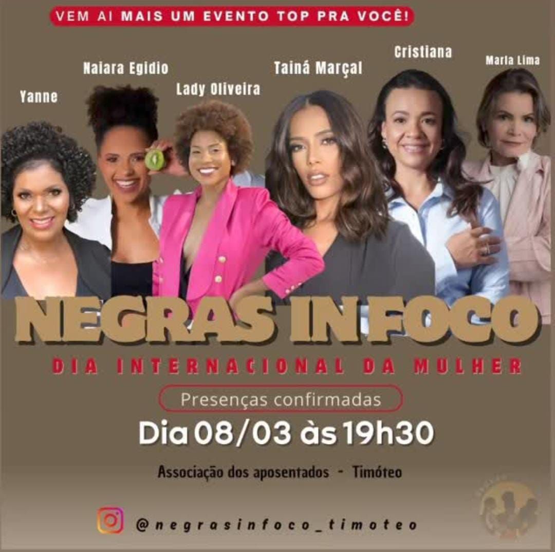 Mulheres Negras In Foco: Evento conecta experiências em Timóteo