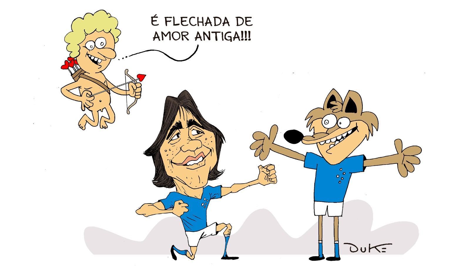 Charge do Duke: o retorno de Marcelo Moreno ao Cruzeiro