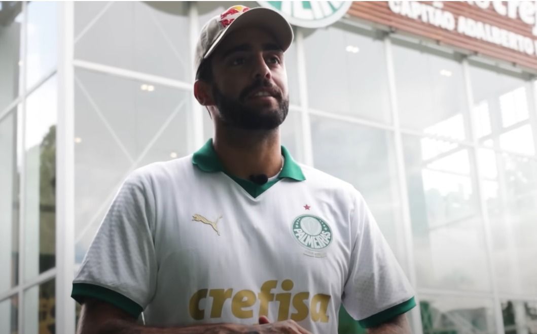Pedro Scooby visita CT do Palmeiras e avalia estruturas e gestão do clube