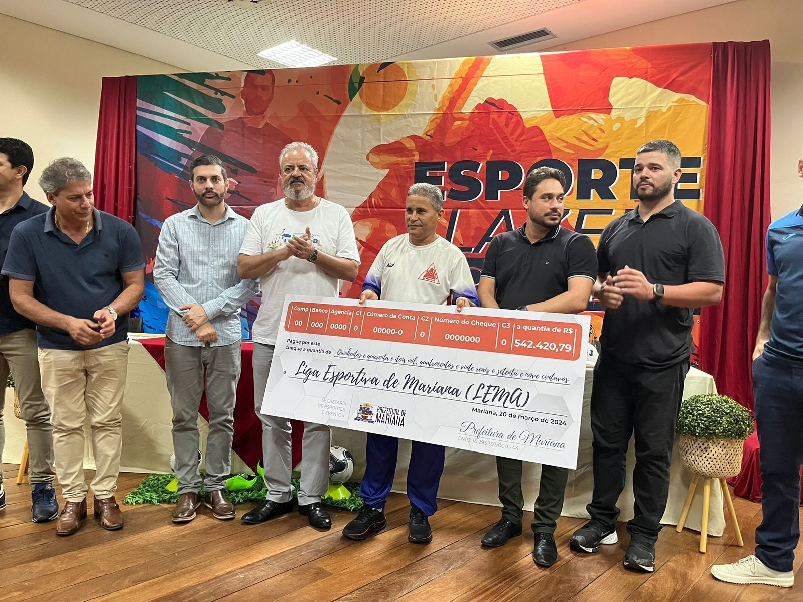 Mariana celebra compromisso com o esporte em evento anual do Bolsa Atleta