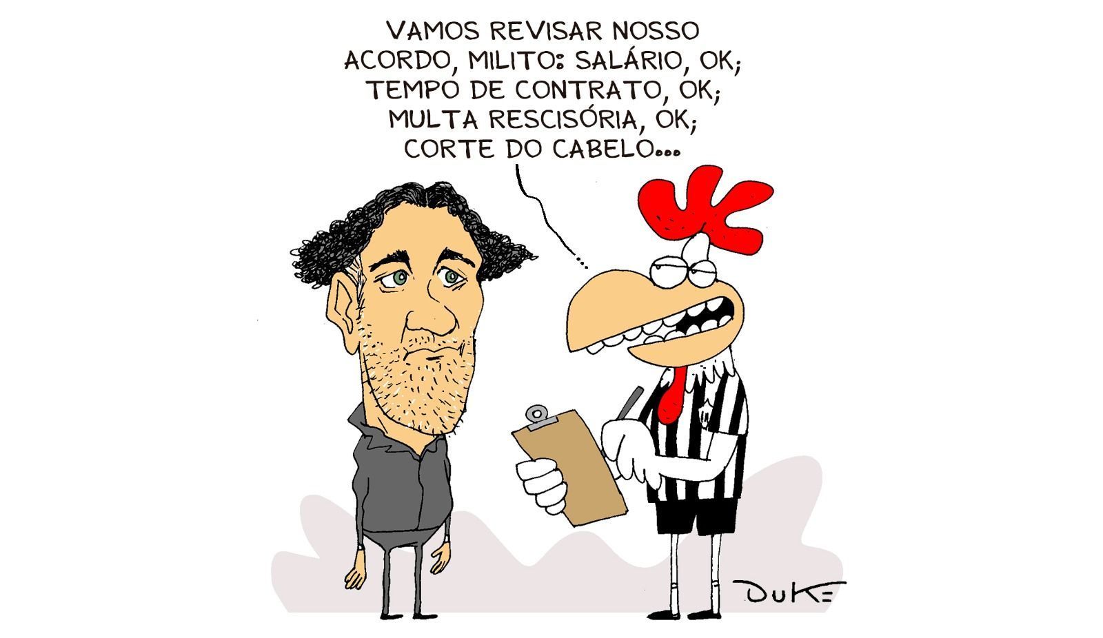 Charge do Duke: o contrato entre Atlético e Milito