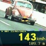 Operação flagra Fusca a 143 km/h em rodovia de Londrina, no Paraná
