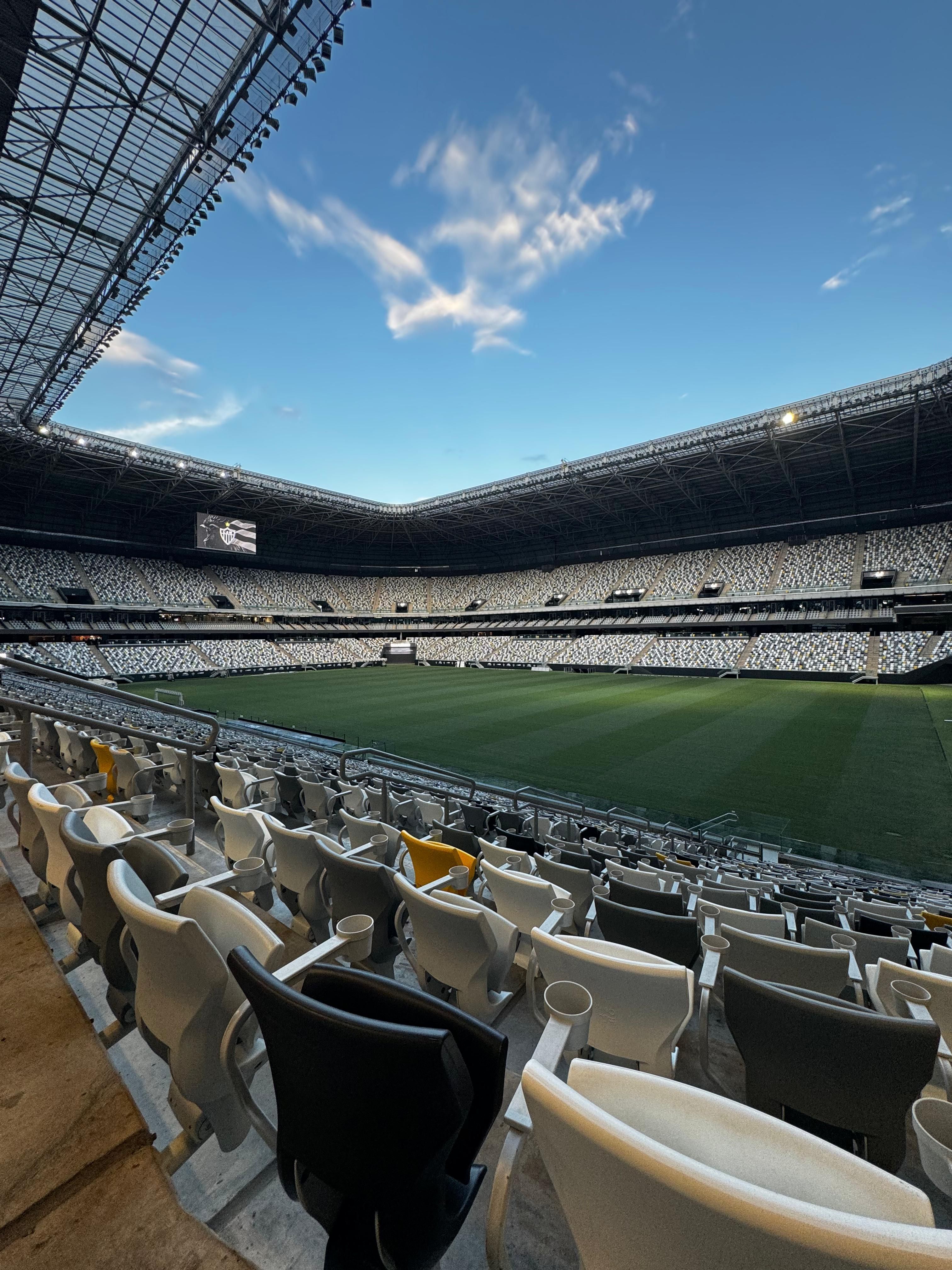 Atlético amplia número de antenas de internet na Arena MRV