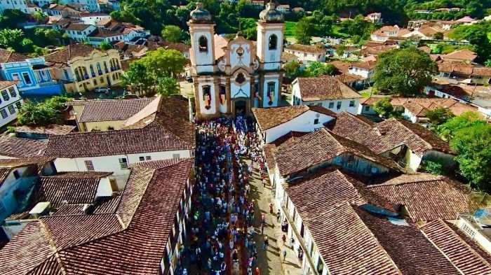 Missa festiva na Paróquia de Nossa Senhora da Conceição, em Ouro Preto