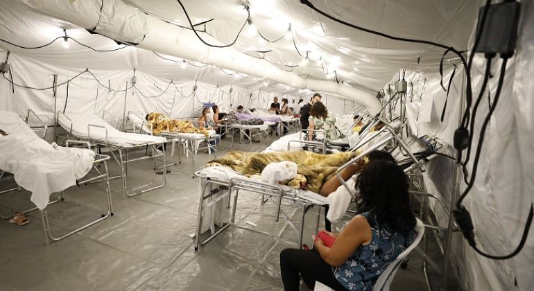 Dengue: hospital de campanha de BH alcança 5 mil atendimentos em um mês