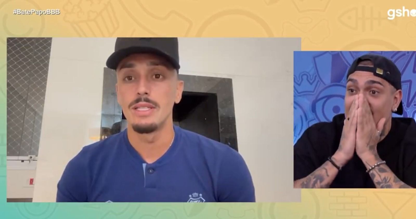 Jogador do Santos manda recado para ex-BBB Bin Laden, que reage: 'Não acredito'