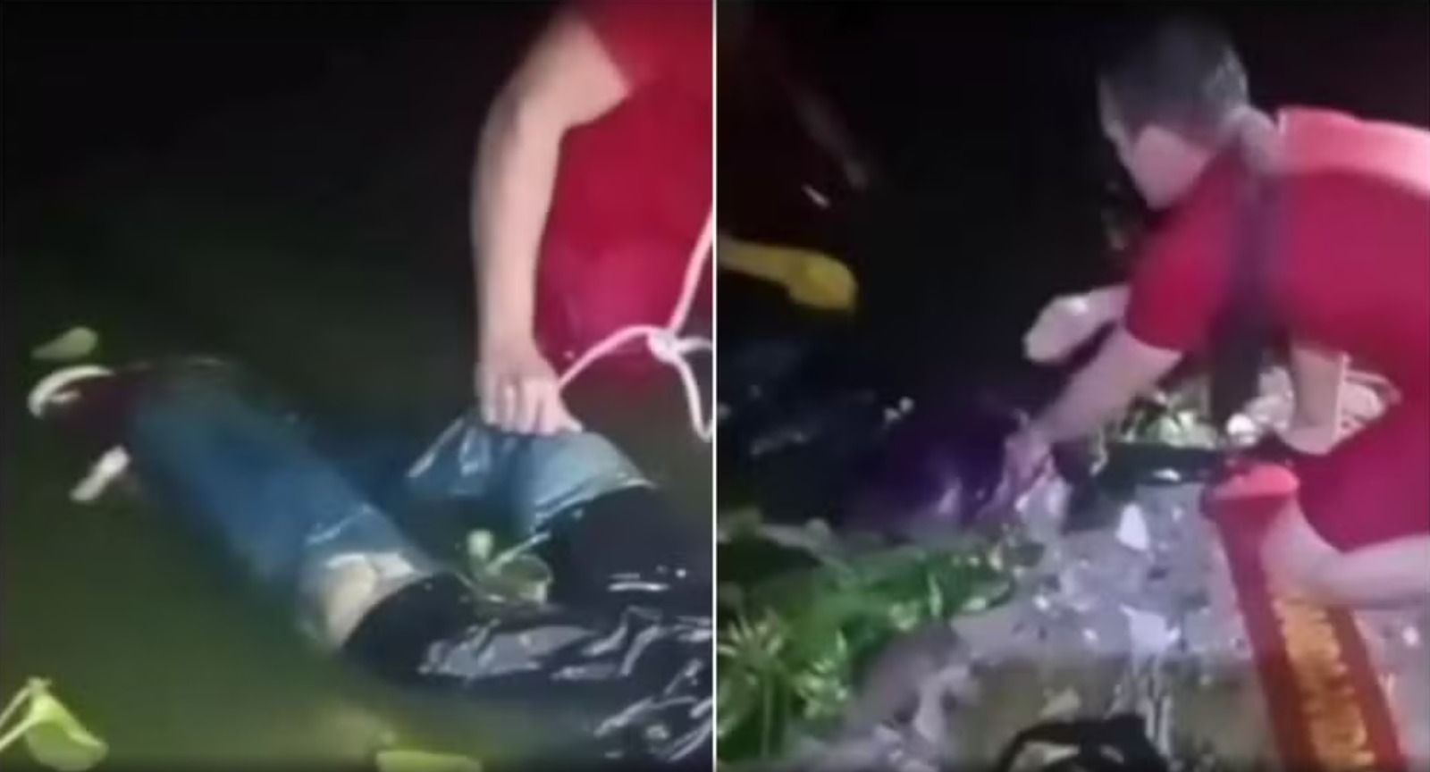 Vídeo: bombeiros vão em busca de cadáver e descobrem boneco de judas no Ceará