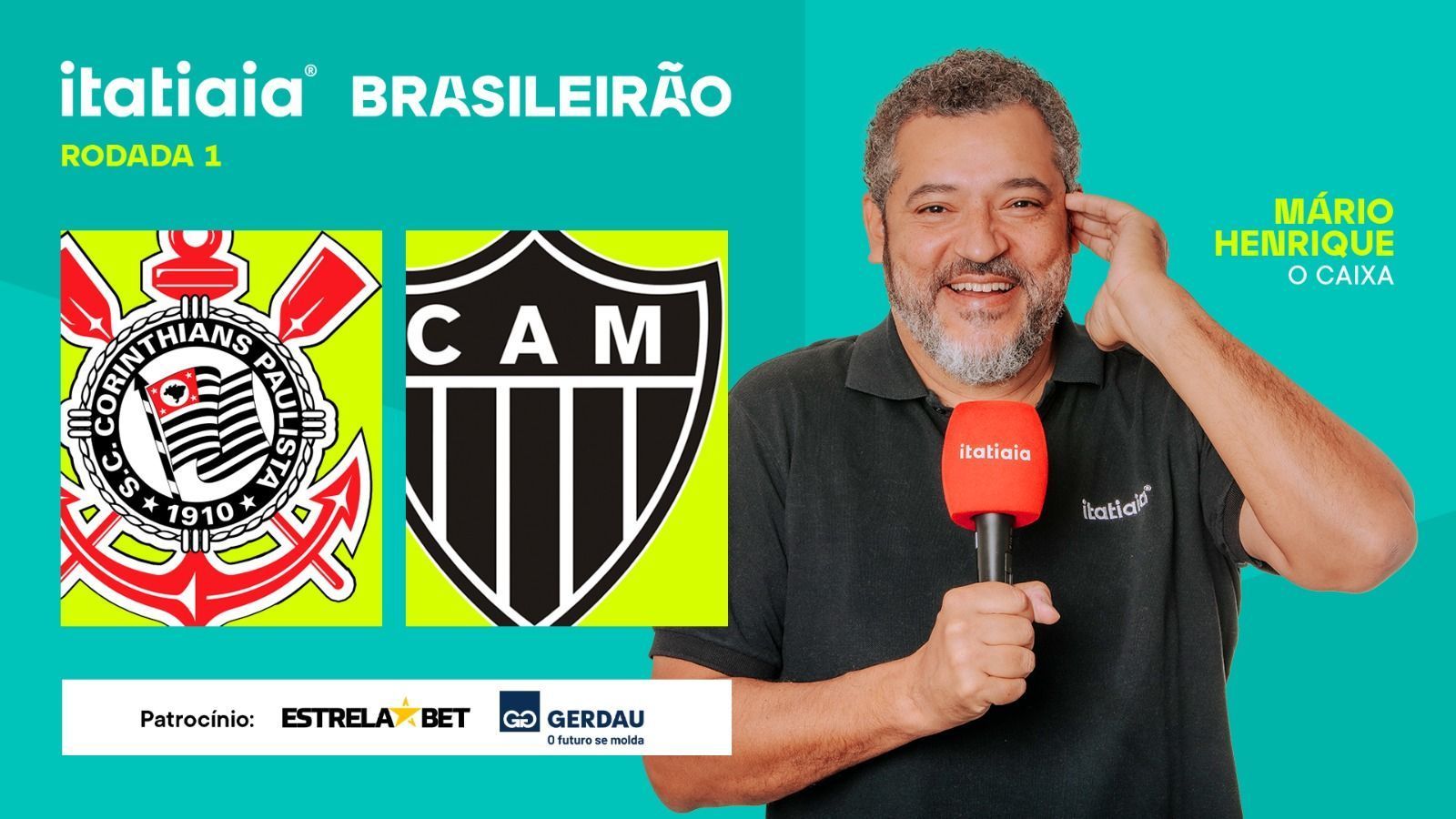 Corinthians x Atlético: assista, ao vivo, à transmissão da Itatiaia