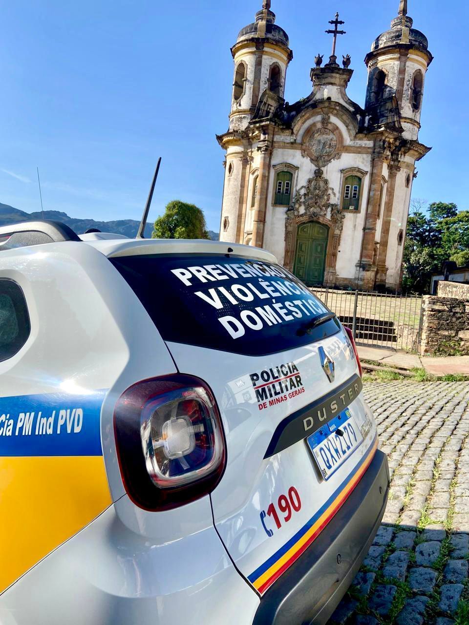 Prisão por Suspeita de Violência Doméstica em Ouro Preto