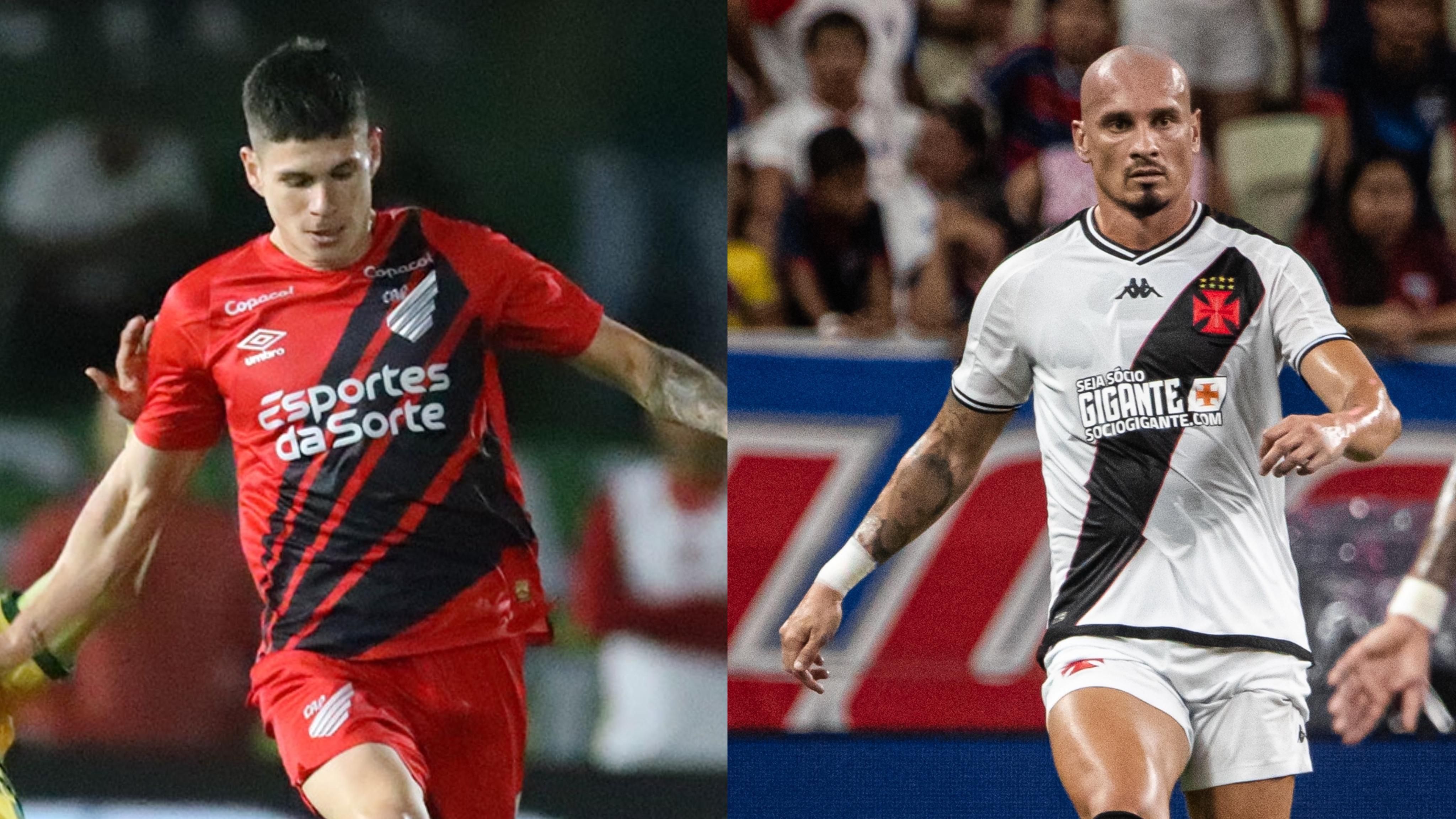 Athletico-PR x Vasco: horário e onde assistir ao vivo pelo Campeonato Brasileiro