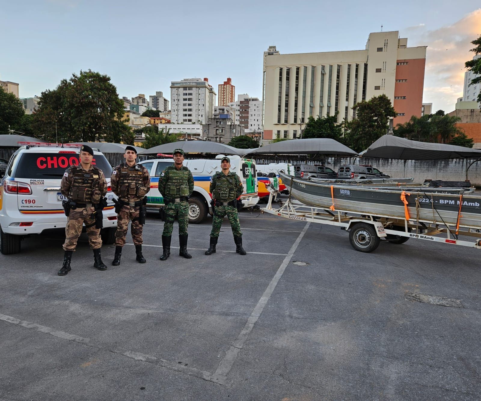 Militares mineiros vão ao Rio Grande do sul para ação humanitária pelos desabrigados