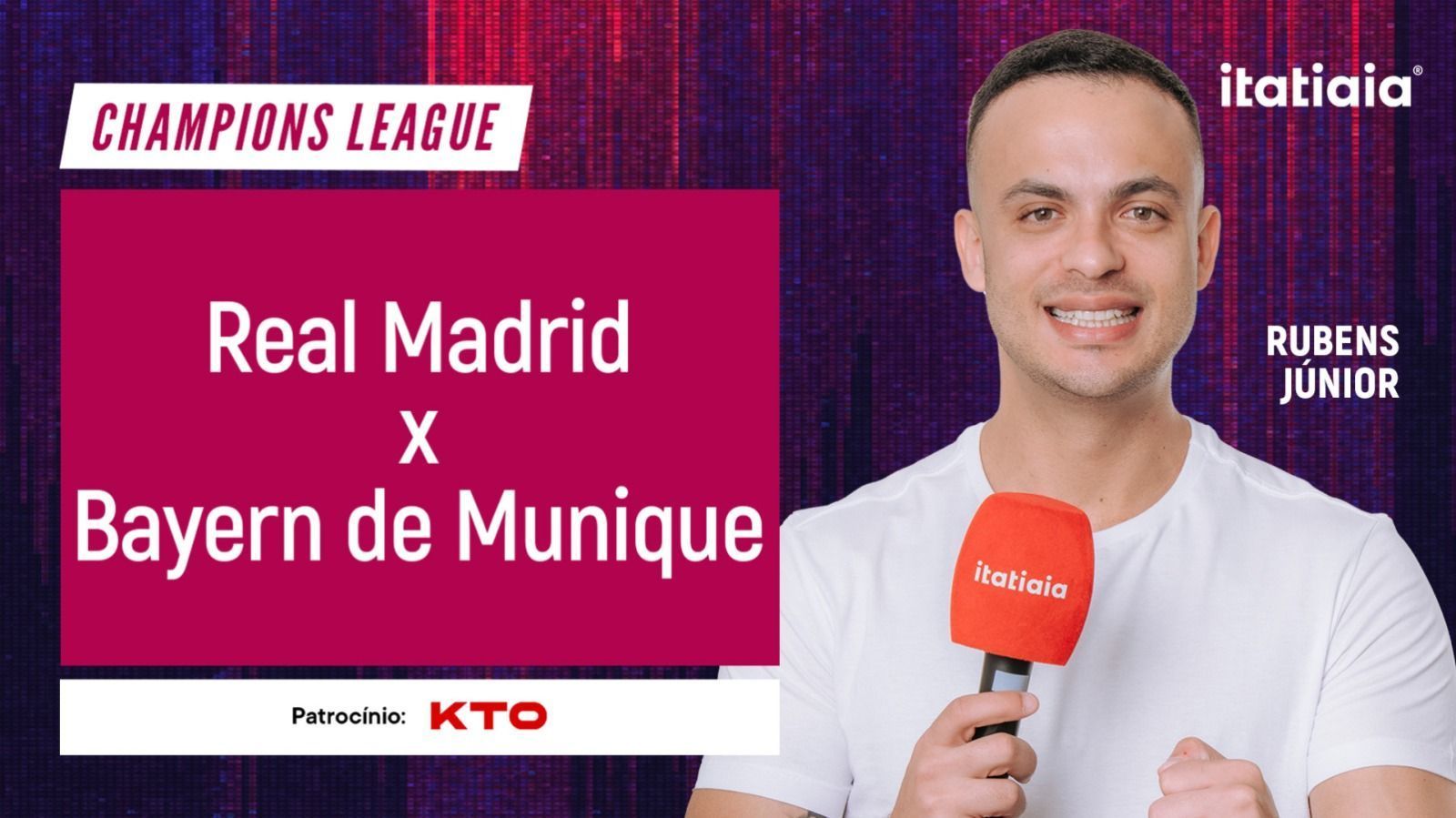 Real Madrid x Bayern de Munique: assista à transmissão da Champions League na Itatiaia