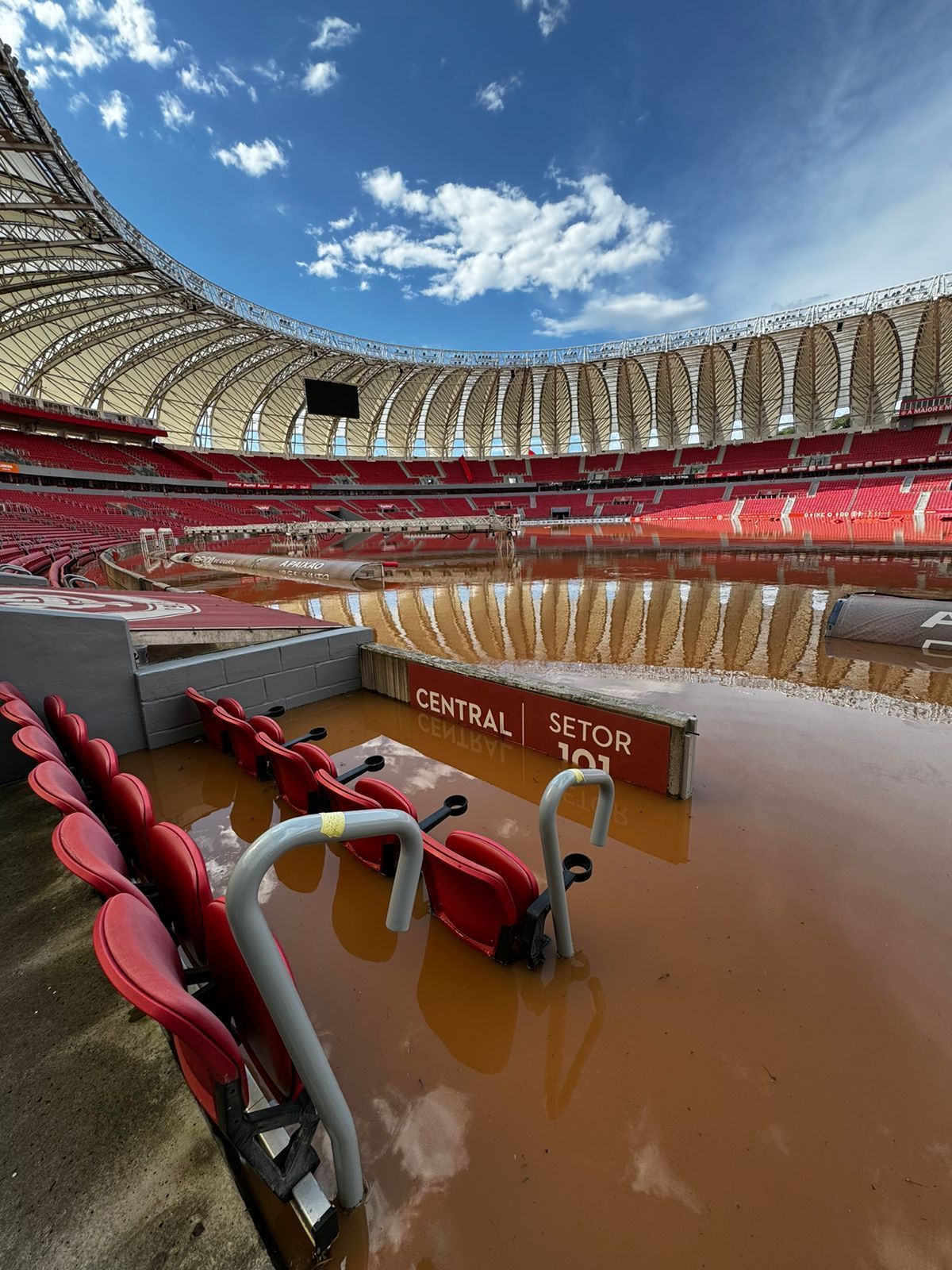 Inter calcula prejuízo de R$ 35 milhões no Beira-Rio e no CT, e estima tempo de recuperação