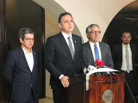 O presidente do Senado, Rodrigo Pacheco (PSD-MG), anunciou um acordo entre o Legislativo e o Executivo sobre a desoneração da folha dos municípios
