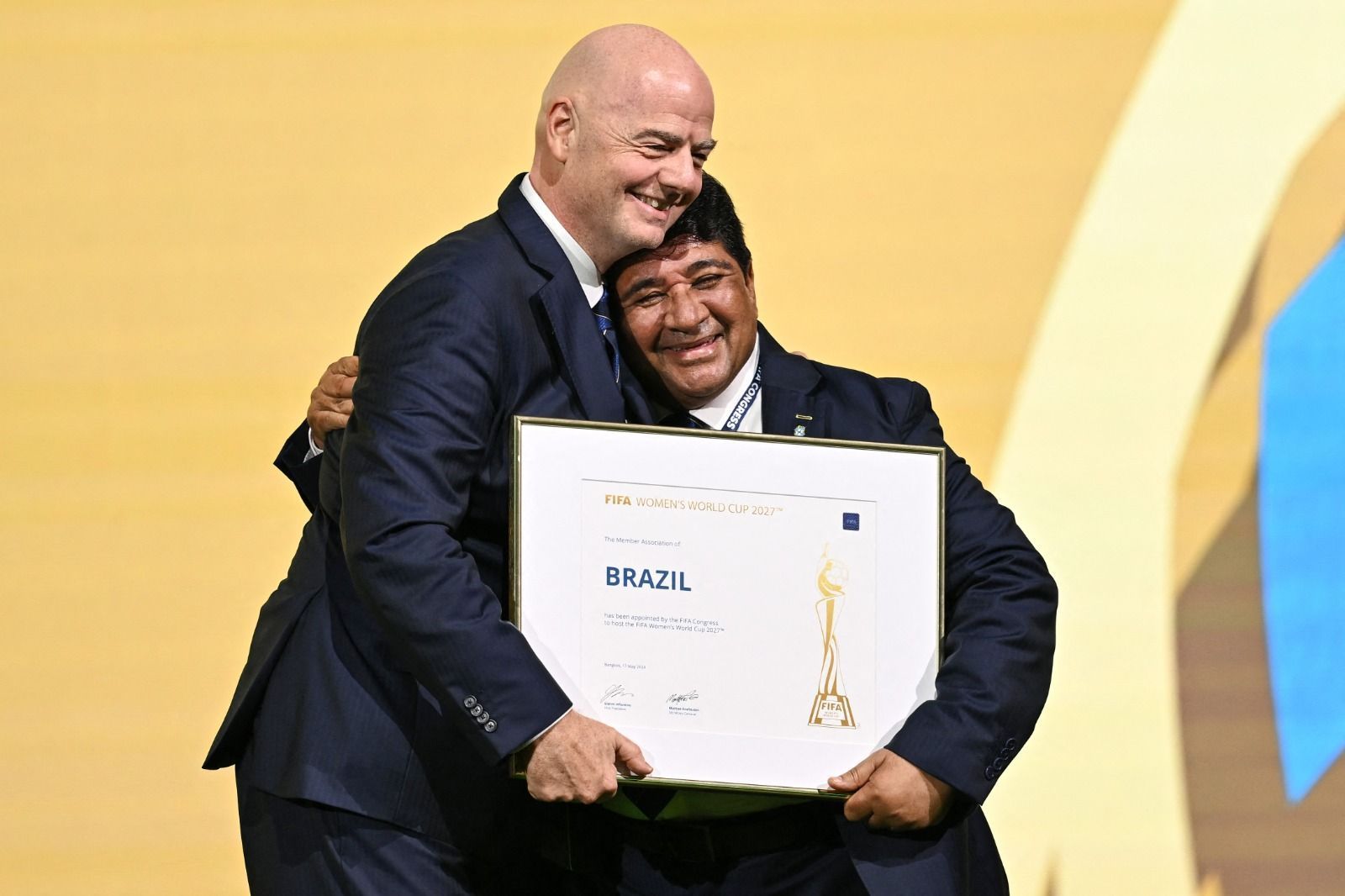 Copa do Mundo Feminina: treinador e jogadoras celebram escolha do Brasil como sede