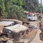 Policiais mineiros atuam em cenário de destruição no RS
