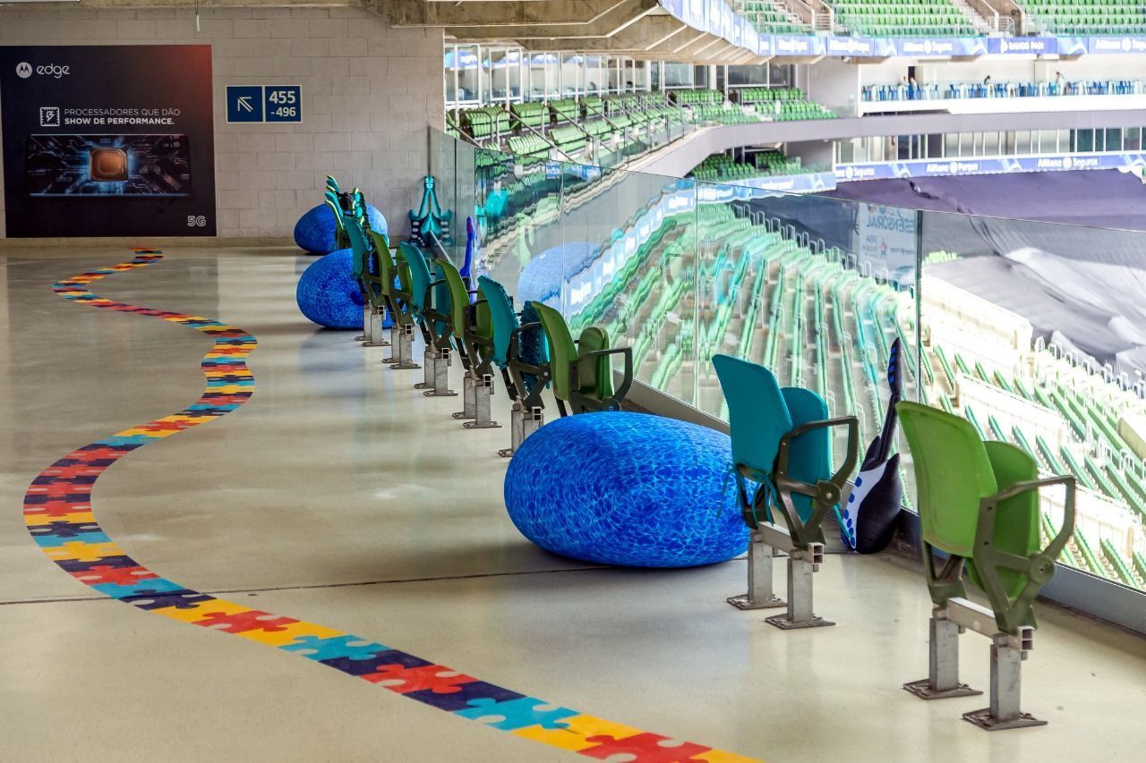 Allianz Parque tem espaço de inclusão para autistas; entenda como funciona