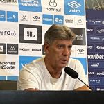 Com o Grêmio na zona do rebaixamento, Renato diz que em breve time voltará ao seu lugar
