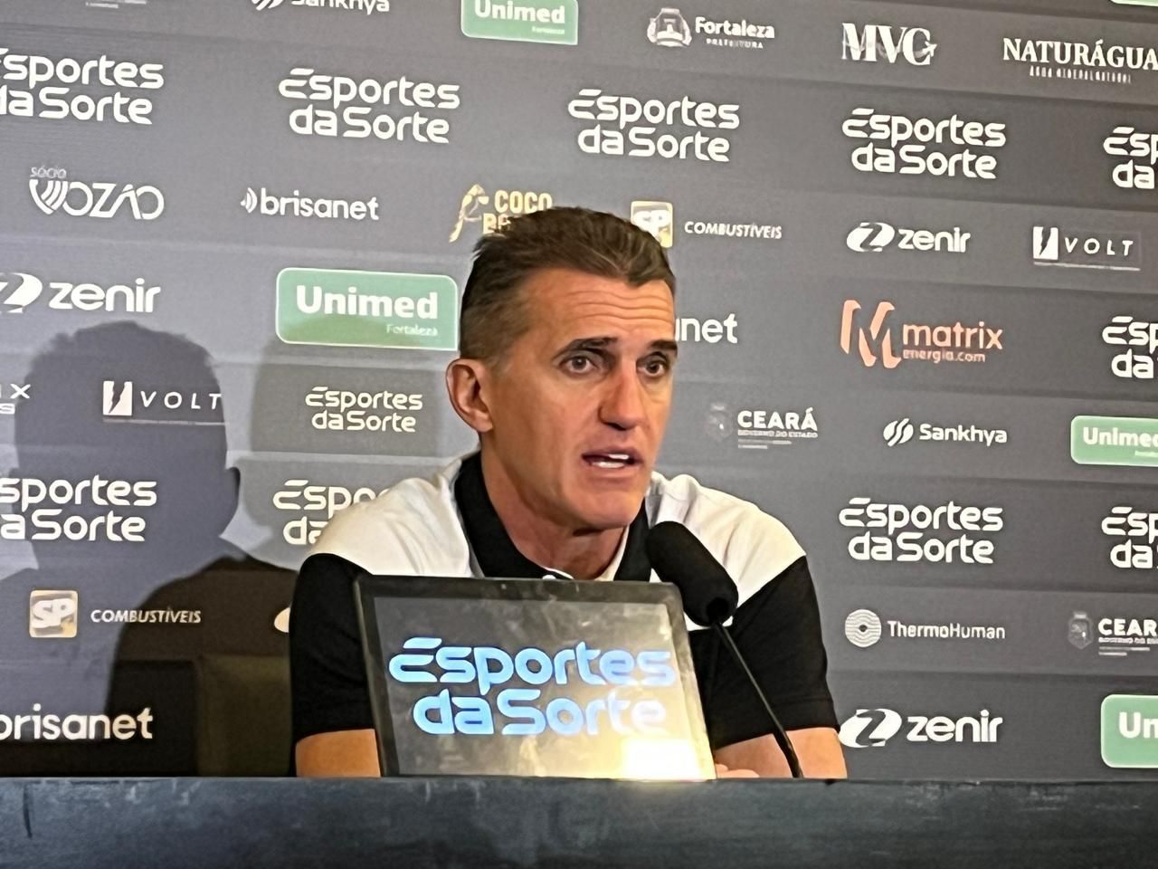Mancini é sincero após empate do Ceará contra o Sport: “não gostei”