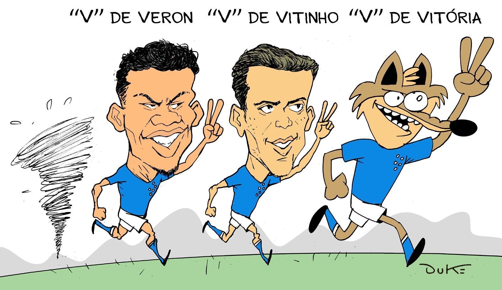 Charge do Duke: a vitória do Cruzeiro sobre o Athletico pelo Brasileiro