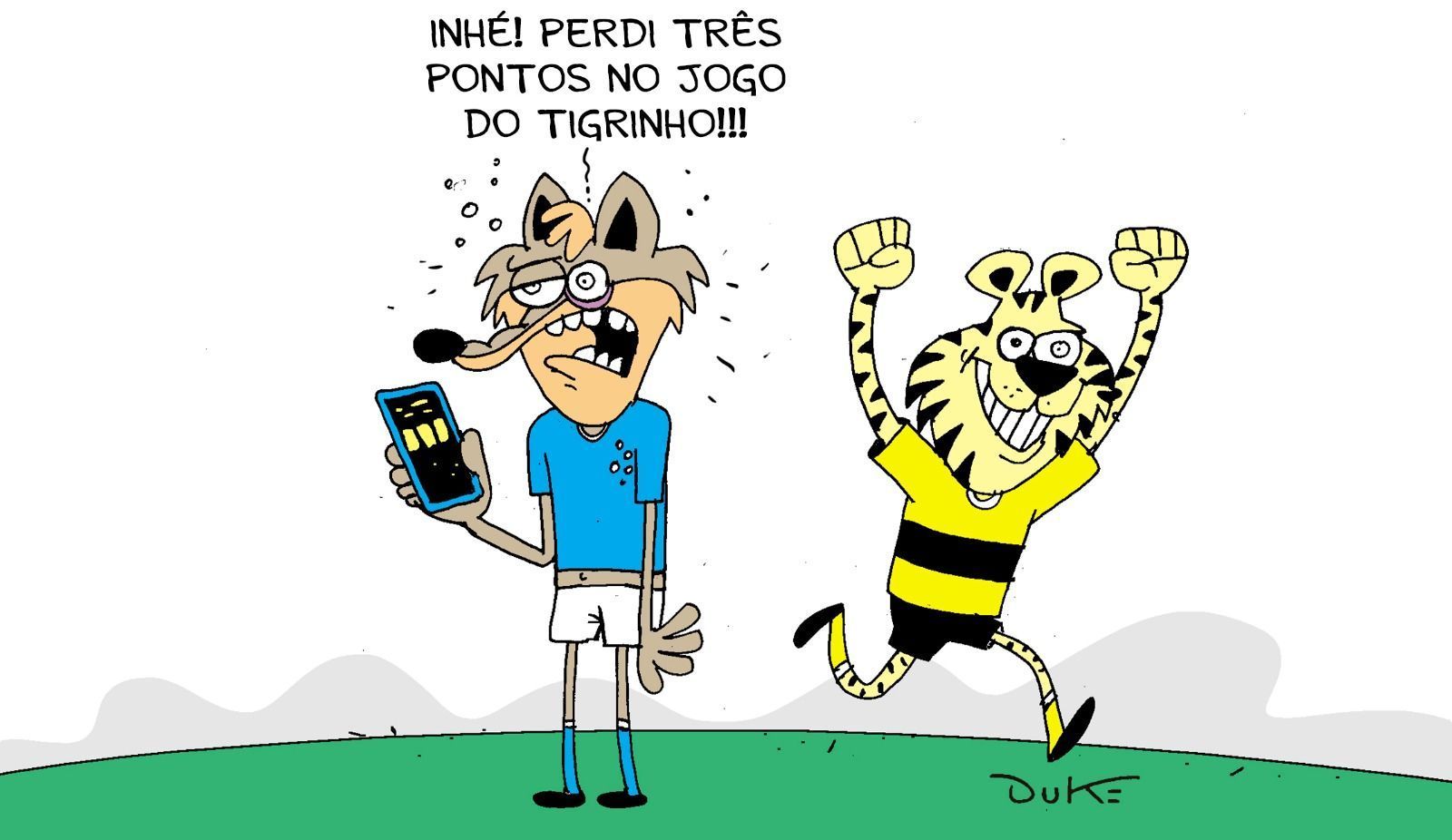 Charge do Duke: a derrota do Cruzeiro para o Criciúma